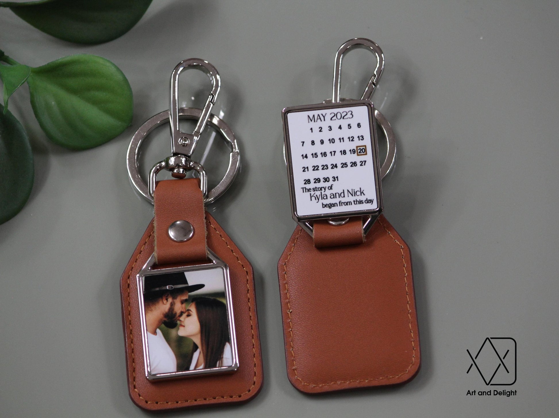 Personalized Drive Safe Photo Keychain- Unique Fathers Day Gift, Engraved Key Chain, Picture Keychain, Anniversary Gift