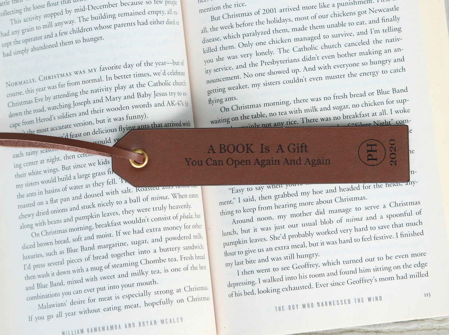 Personalized Leather Bookmark, Customized Gift, Book Lover, Gift for Readers - Birthday, Anniversary, Mother's Day, Father's Day Gift