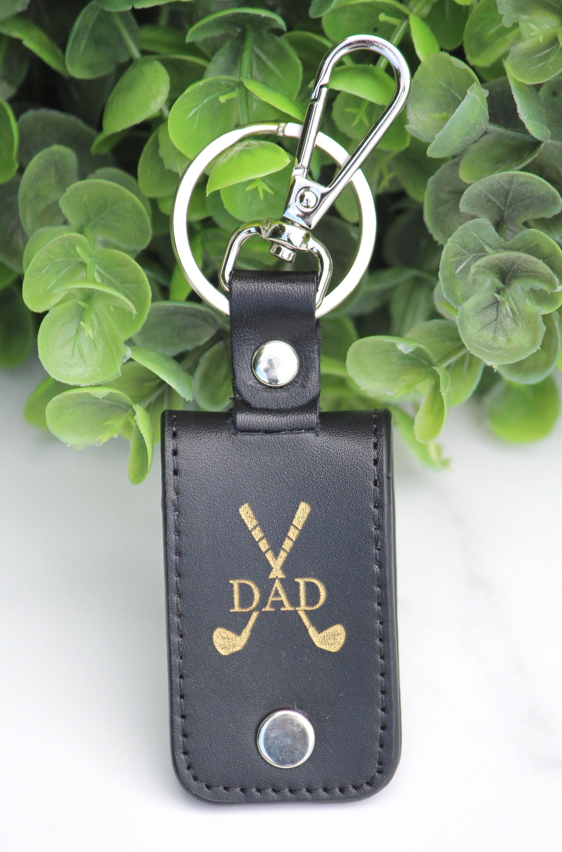 Personalized Leather Photo Keychain, Drive Safe, First Time Dad Mom Gift - Birthday, Anniversary, Memorial, Grandpa, Christmas Gift Gift
