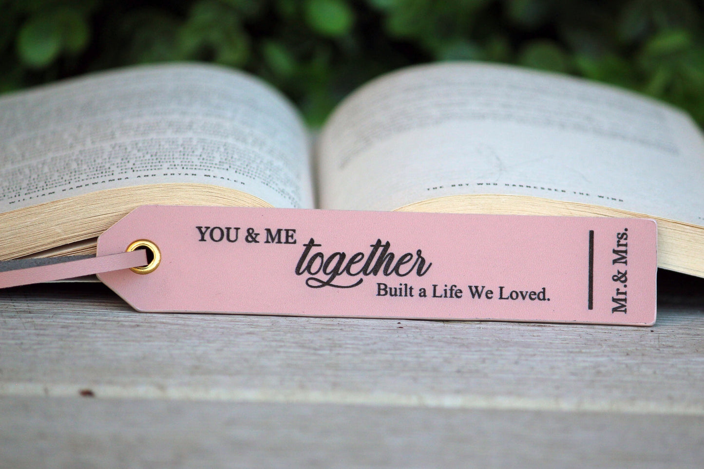 Personalized Leather Bookmark, Customized Gift, Book Lover, Gift for Readers - Birthday - Anniversary - Wedding - Groomsmen, Fathers Day