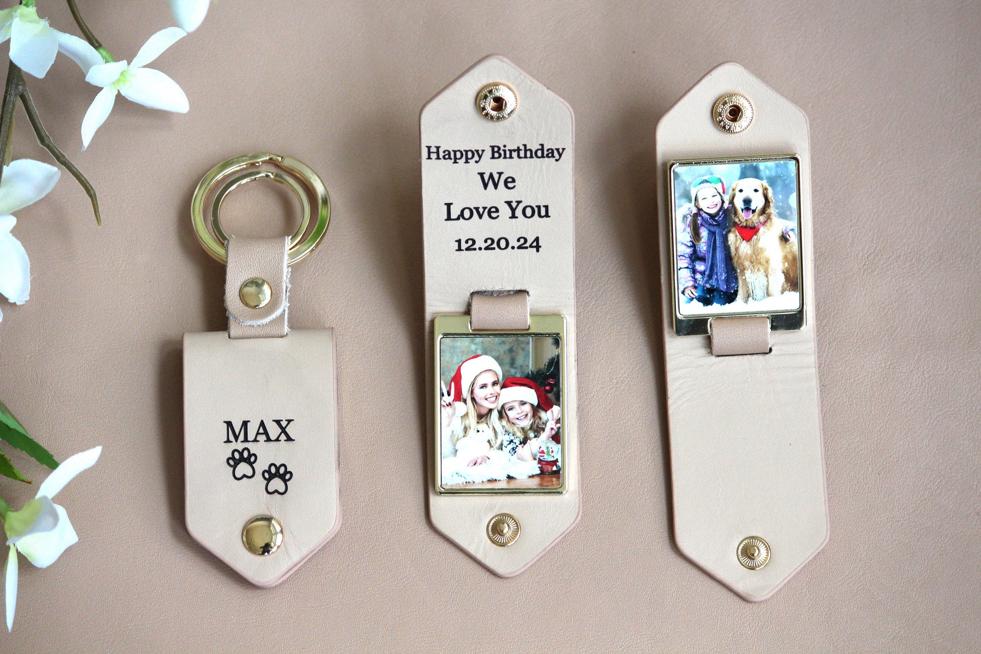 Personalized Photo Keychain, Anniversary Calendar, Custom Gift For Him,Drive Safe Keychain, I Need You Here, Christmas Gift for Boyfriend